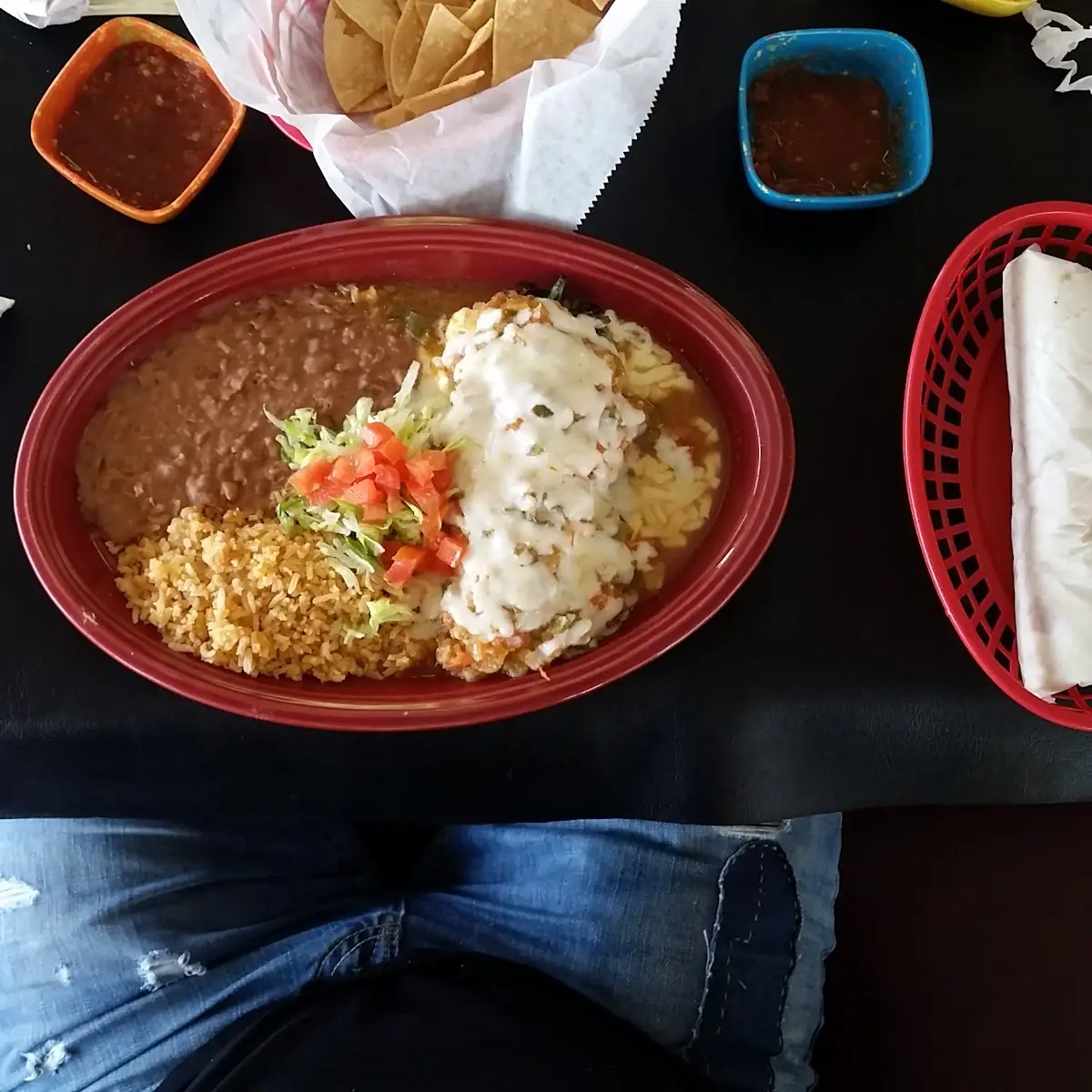 Rice & Refried Beans