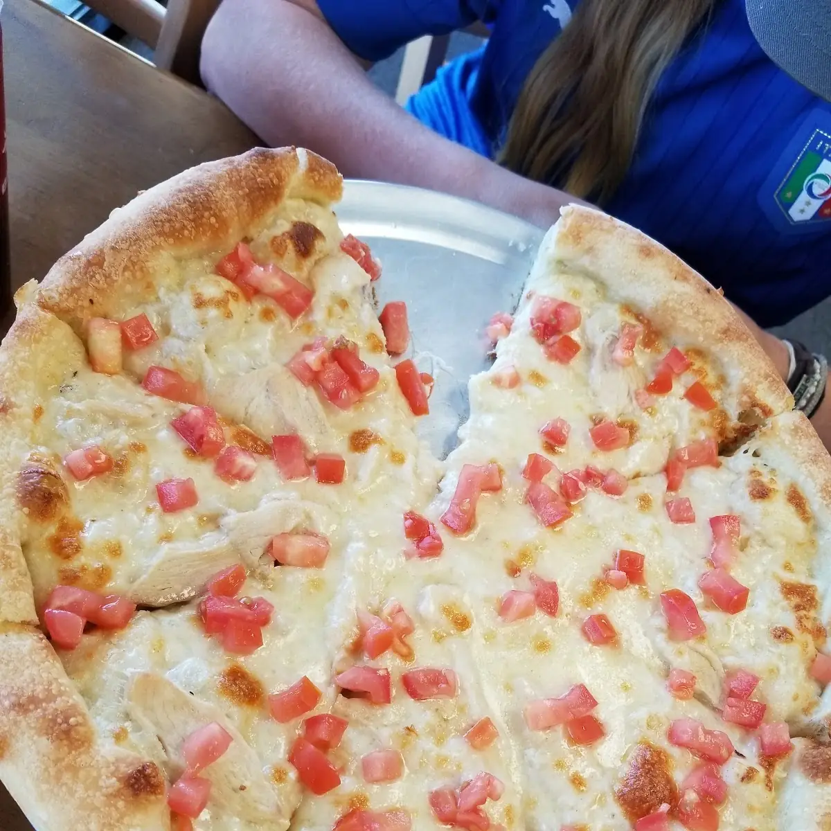 Garlic Chicken Pizza