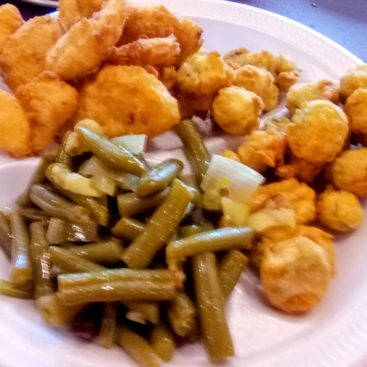 Green Beans Okra and Squash