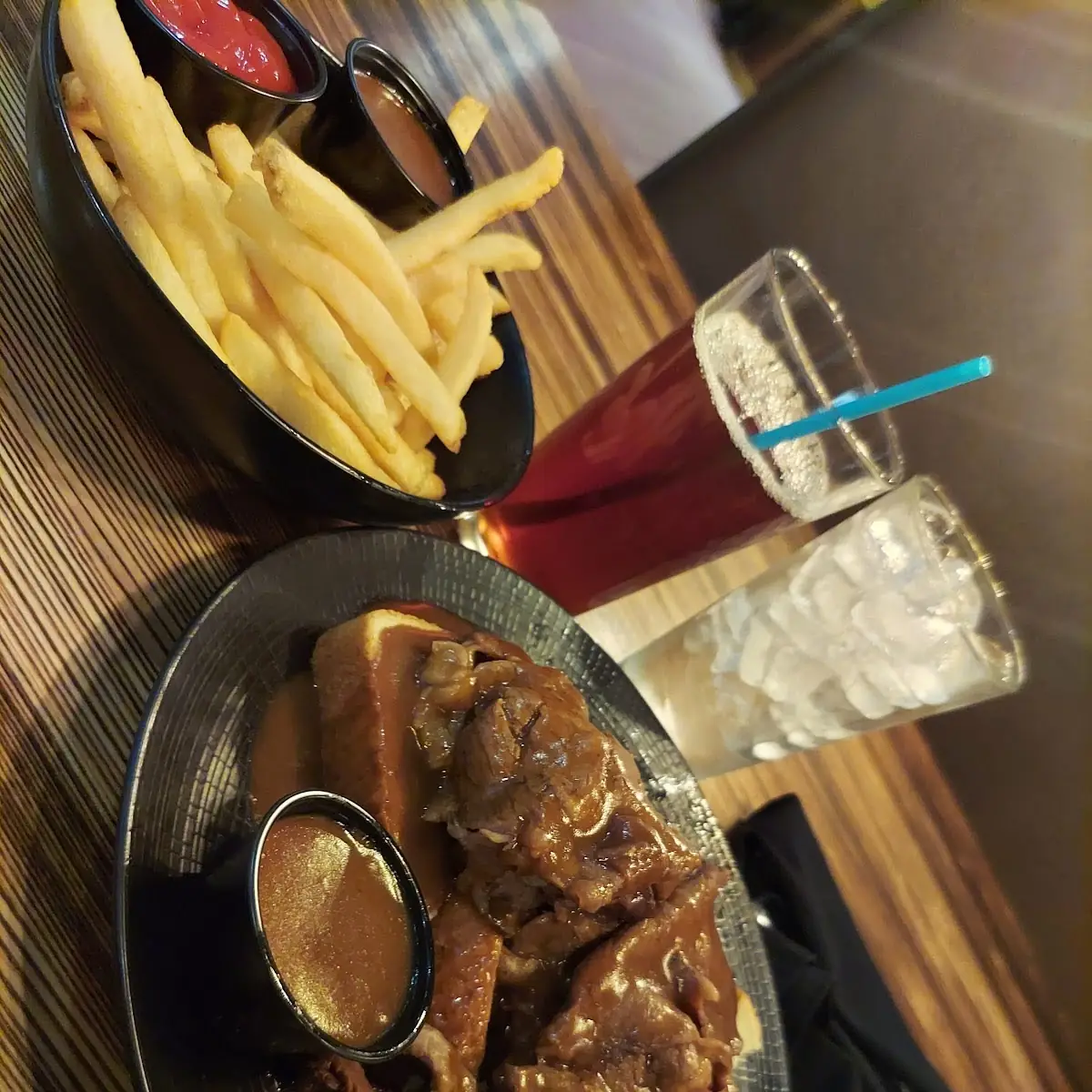 Open Face Roast Beef and Gravy