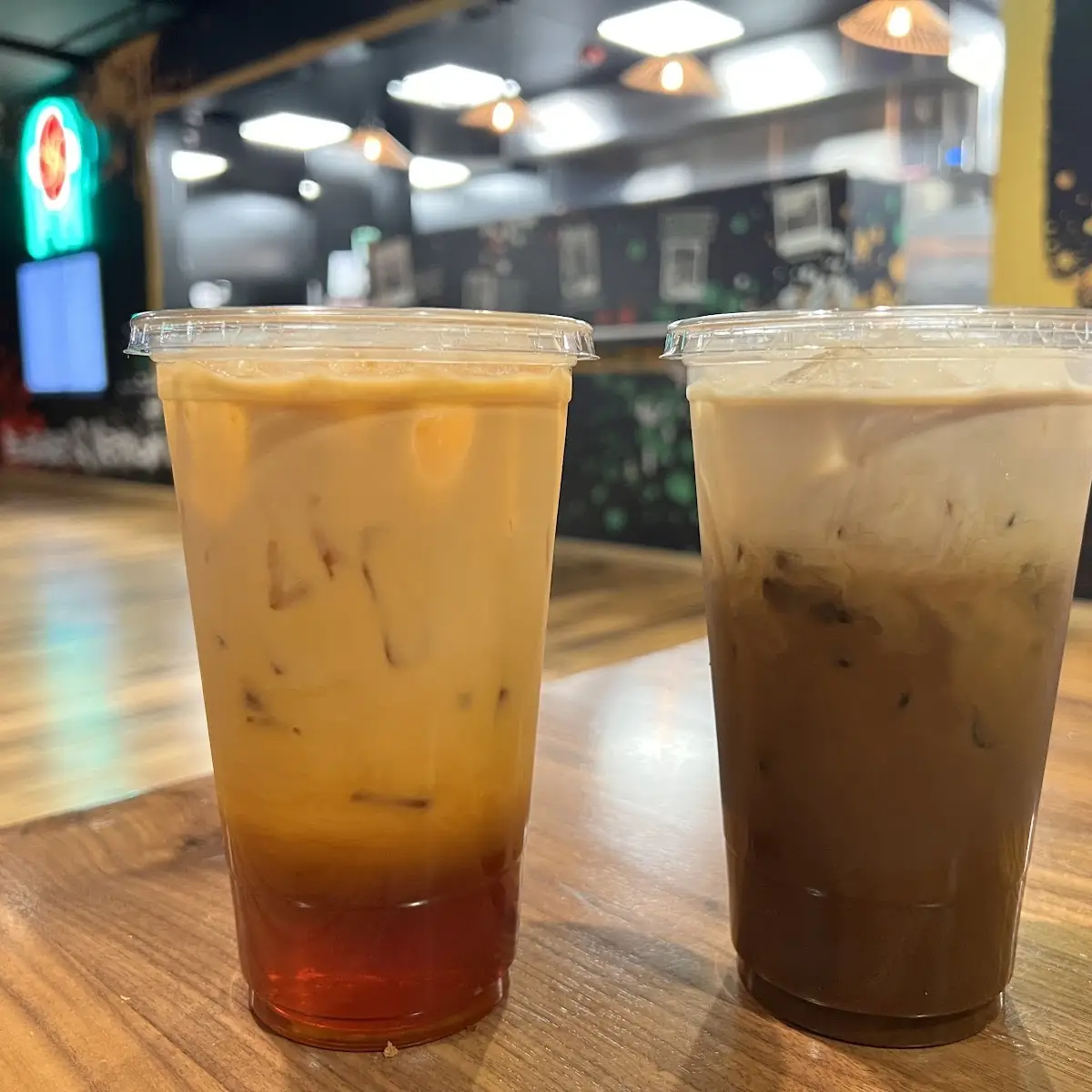 Thai Iced Tea and Vietnamese Iced Coffee