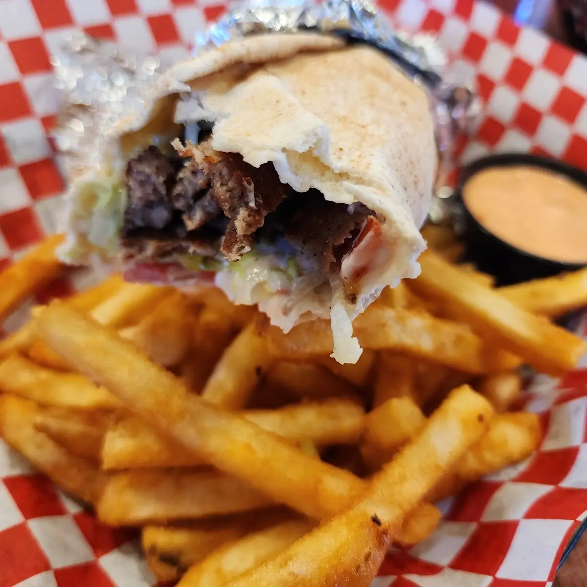 78. Steak and Cheese sandwich