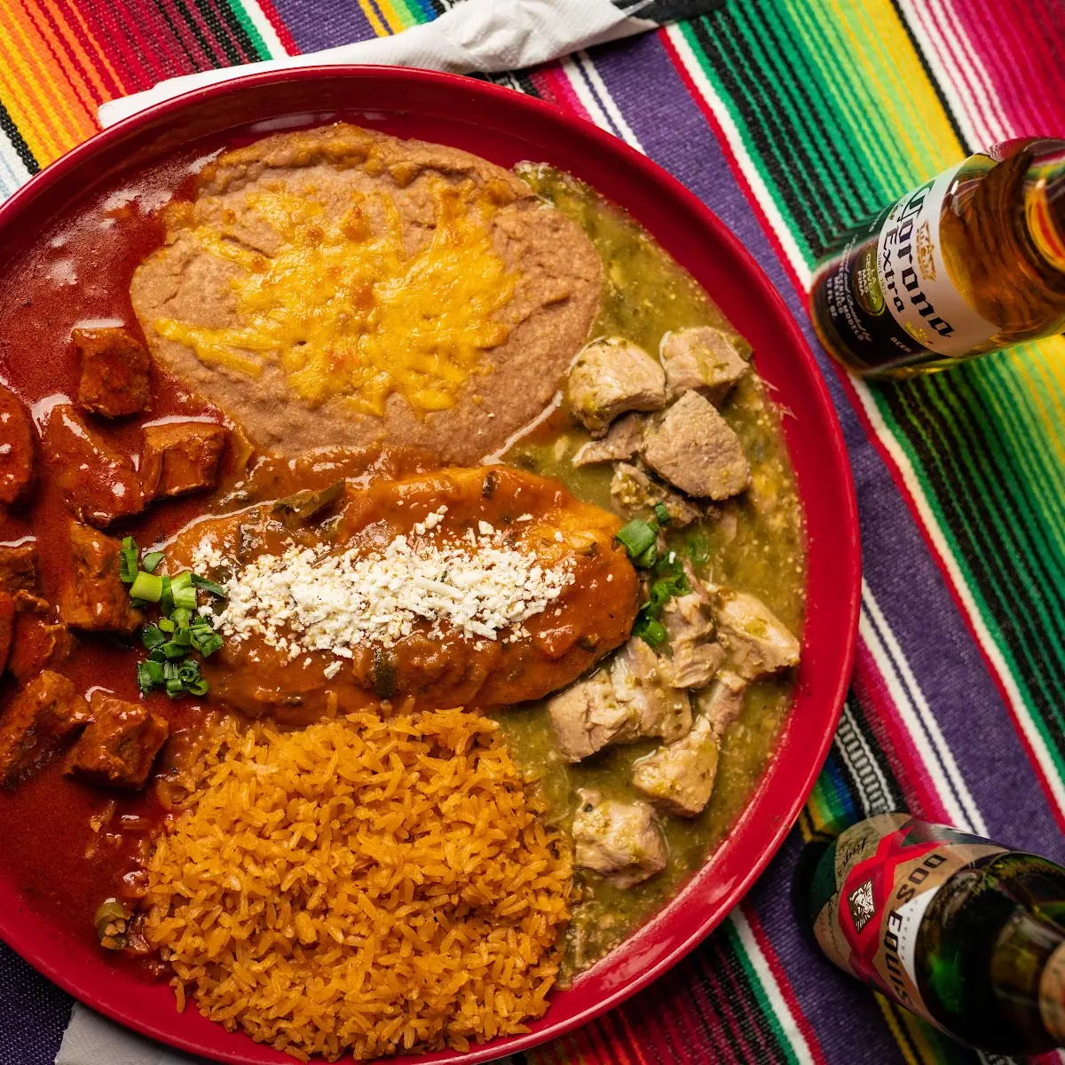 Chile Relleno & Cheese Enchilada