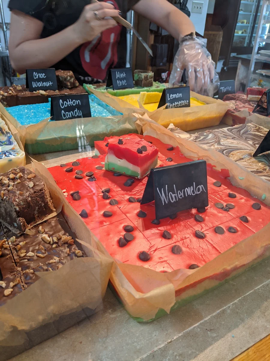 Watermelon Fudge Brownie