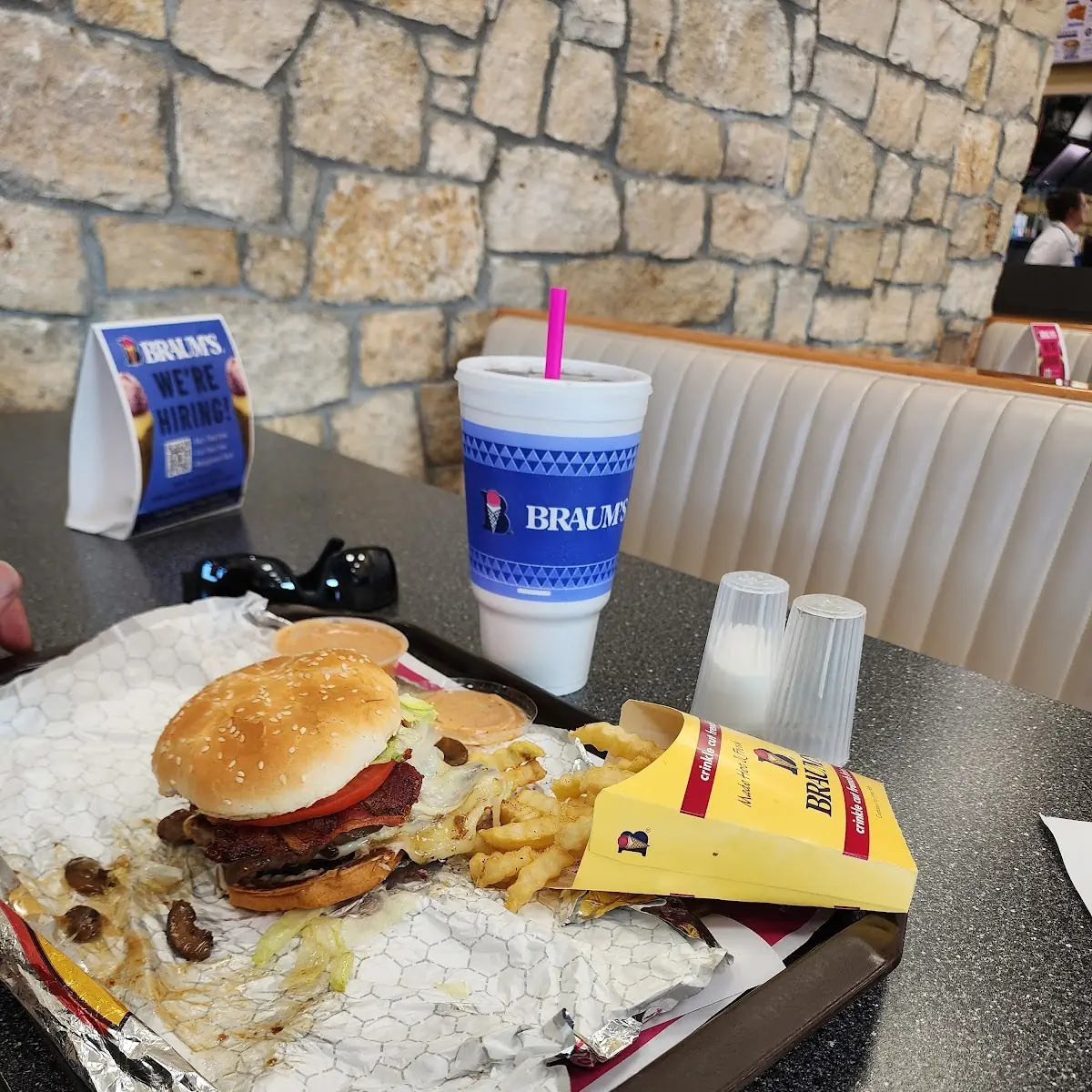 Mushroom Swiss Burger Combo