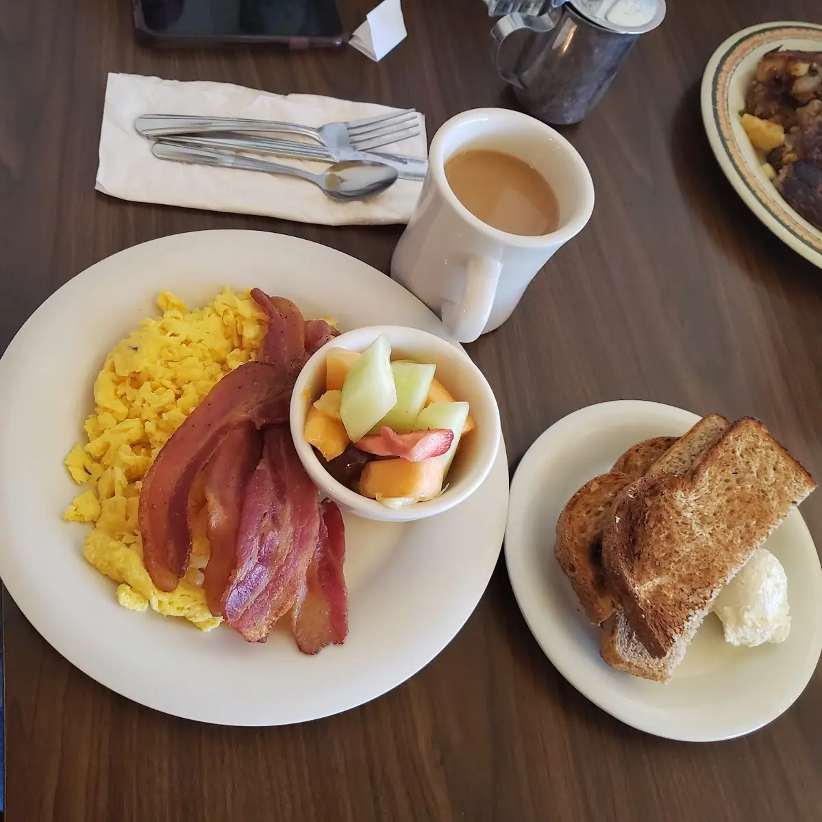 Scrambled Eggs and Bacon