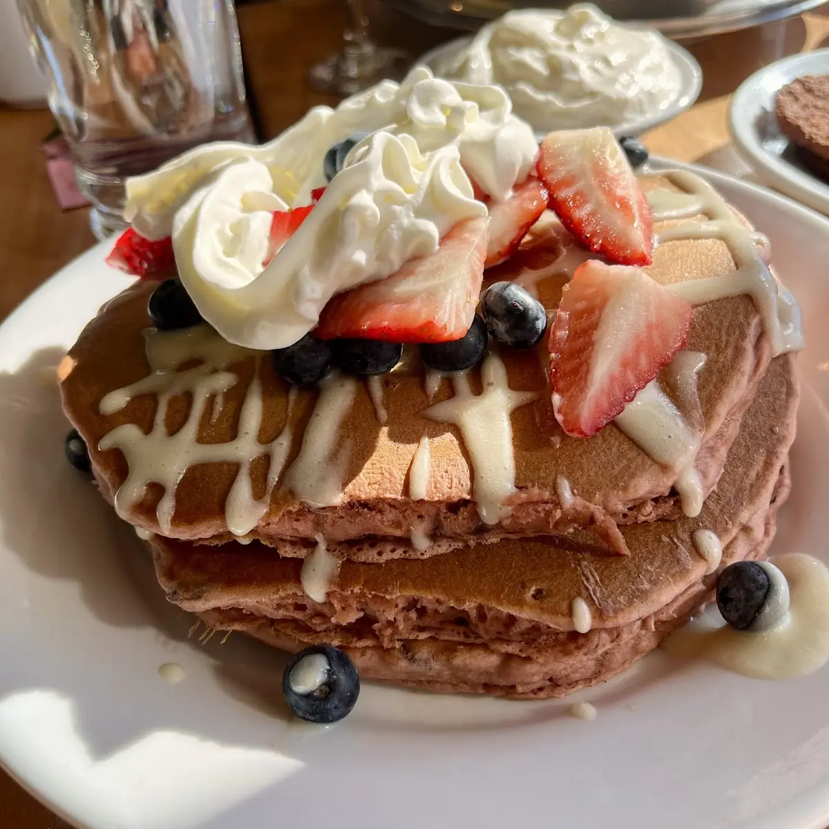 Red Velvet Pancakes