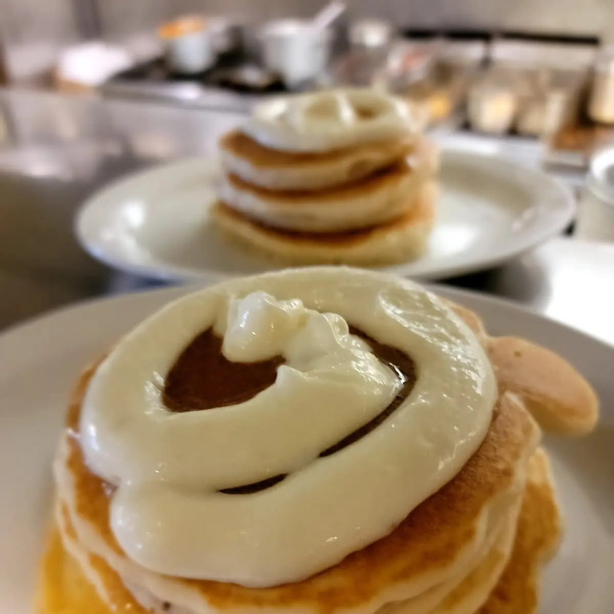 Cinnamon Roll Pancakes