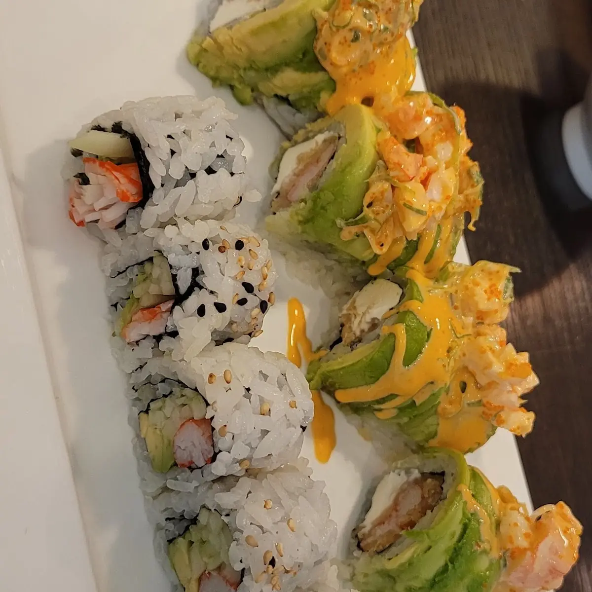 California Roll and Passion Roll