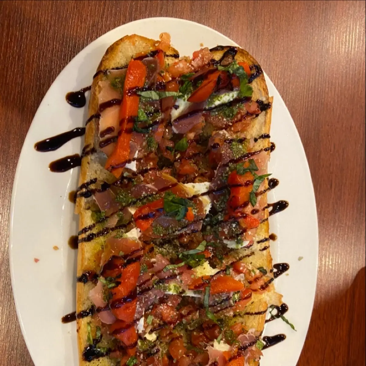 Garlic Bread Bruschetta