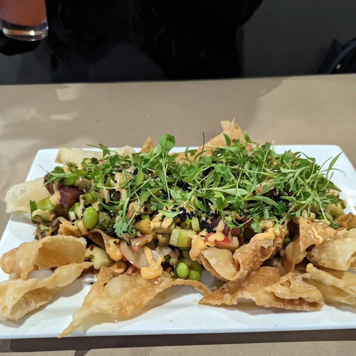 Ahi Poke Nachos