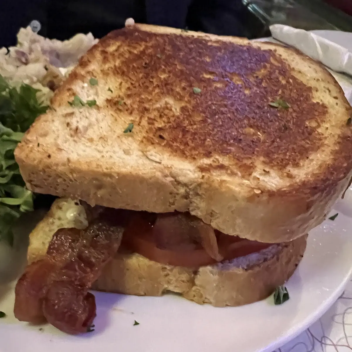 Salmon blt Sandwich