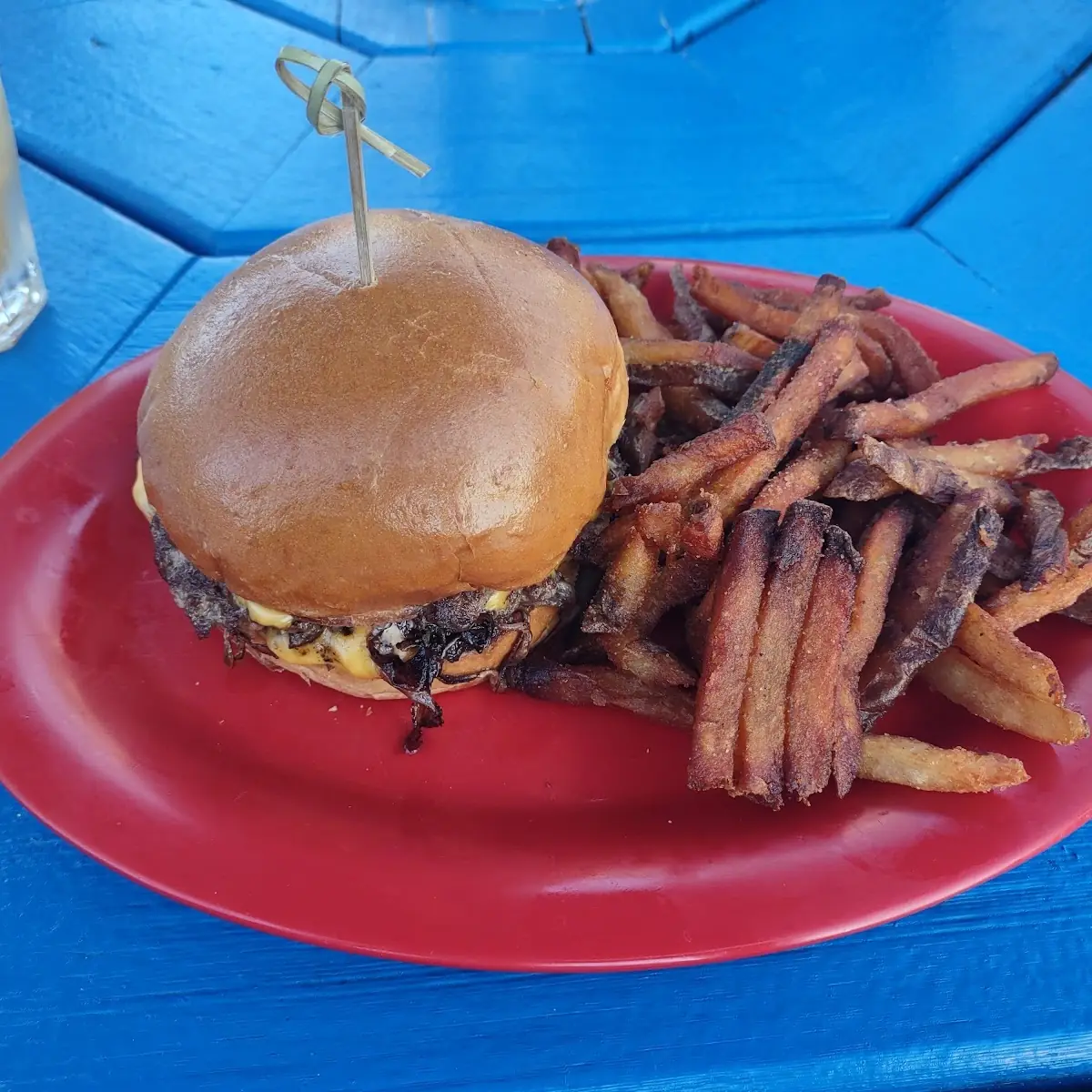 Smash Burger with Fries