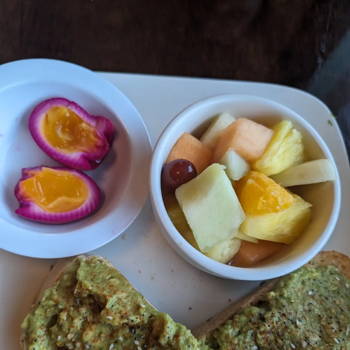 Avocado Toast Fruit Cup