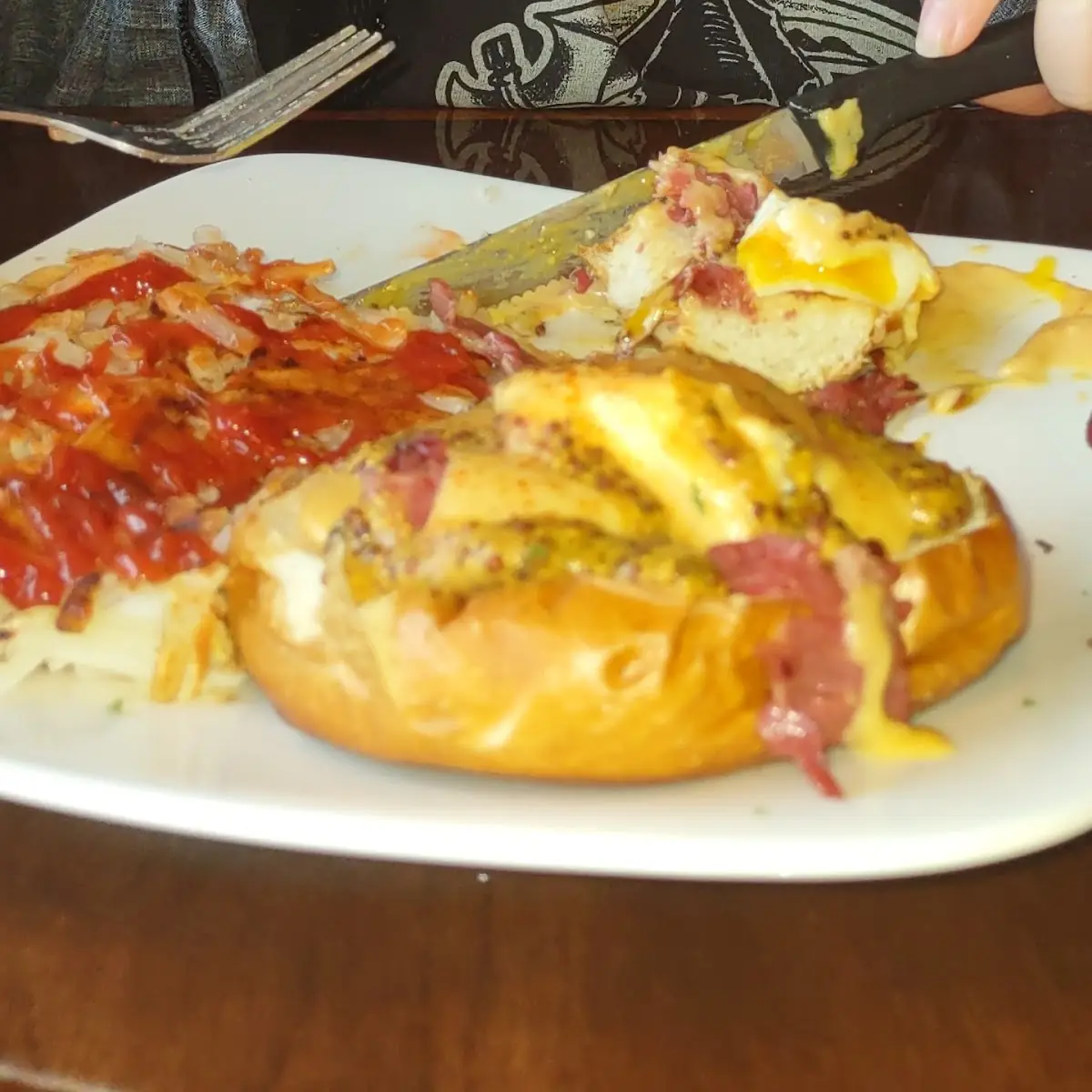 Beer Cheese Benedict