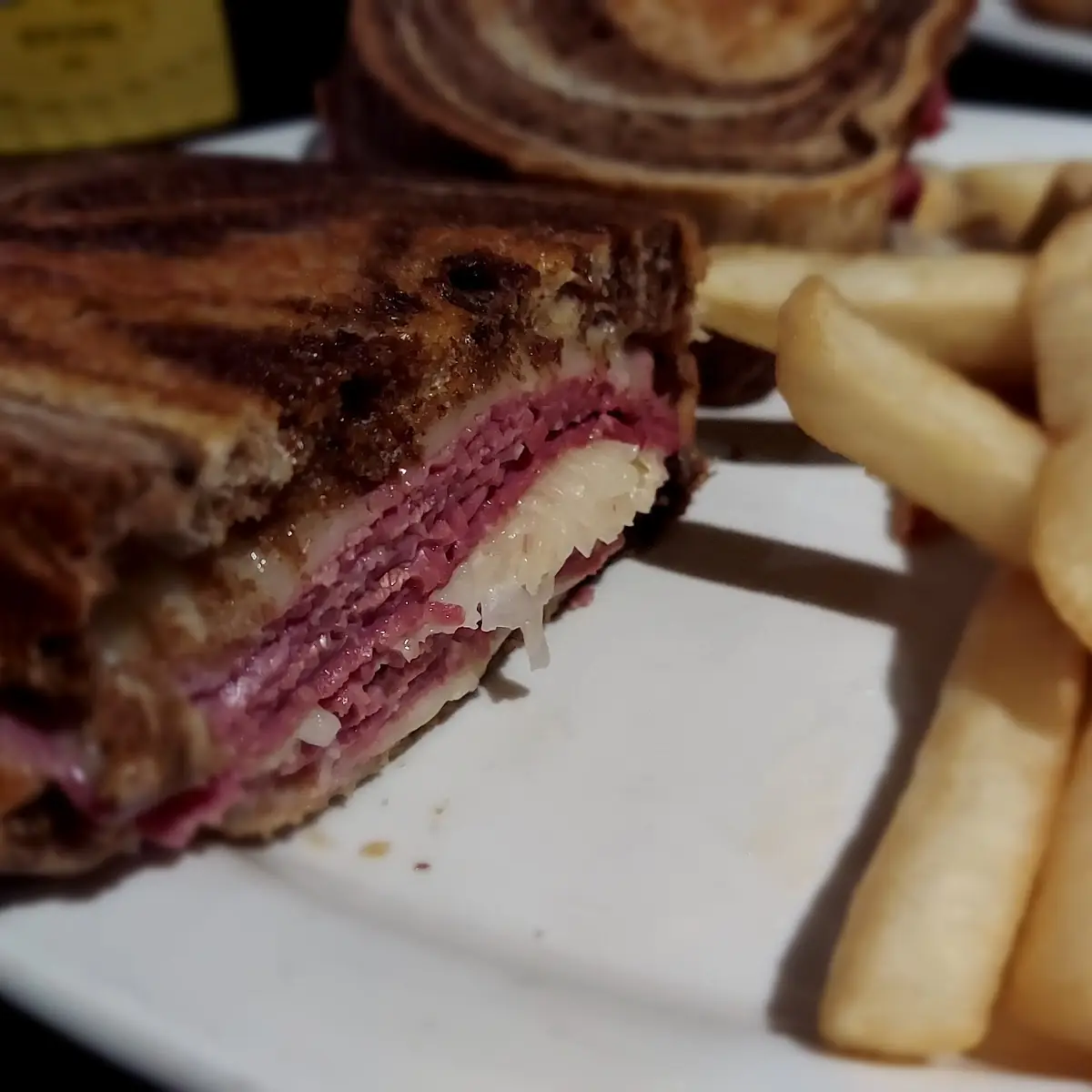 Reuben Sandwich with Fries