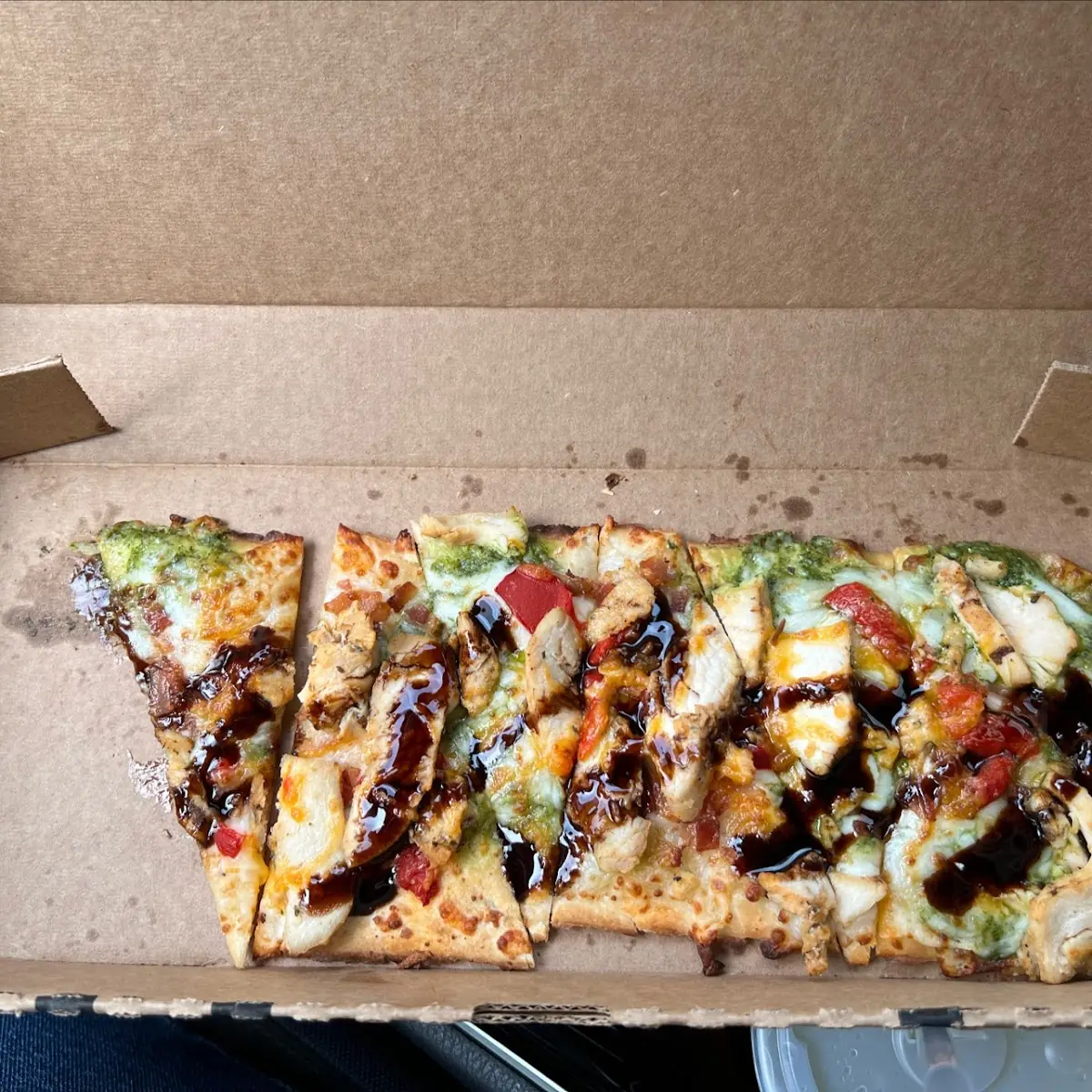 Pesto Chicken Flatbread