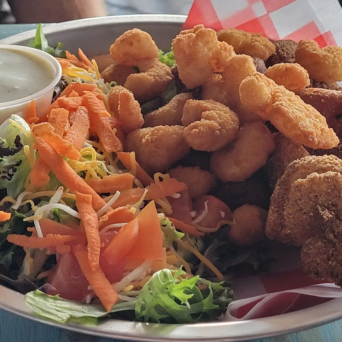 Catfish and Fried Shrimp