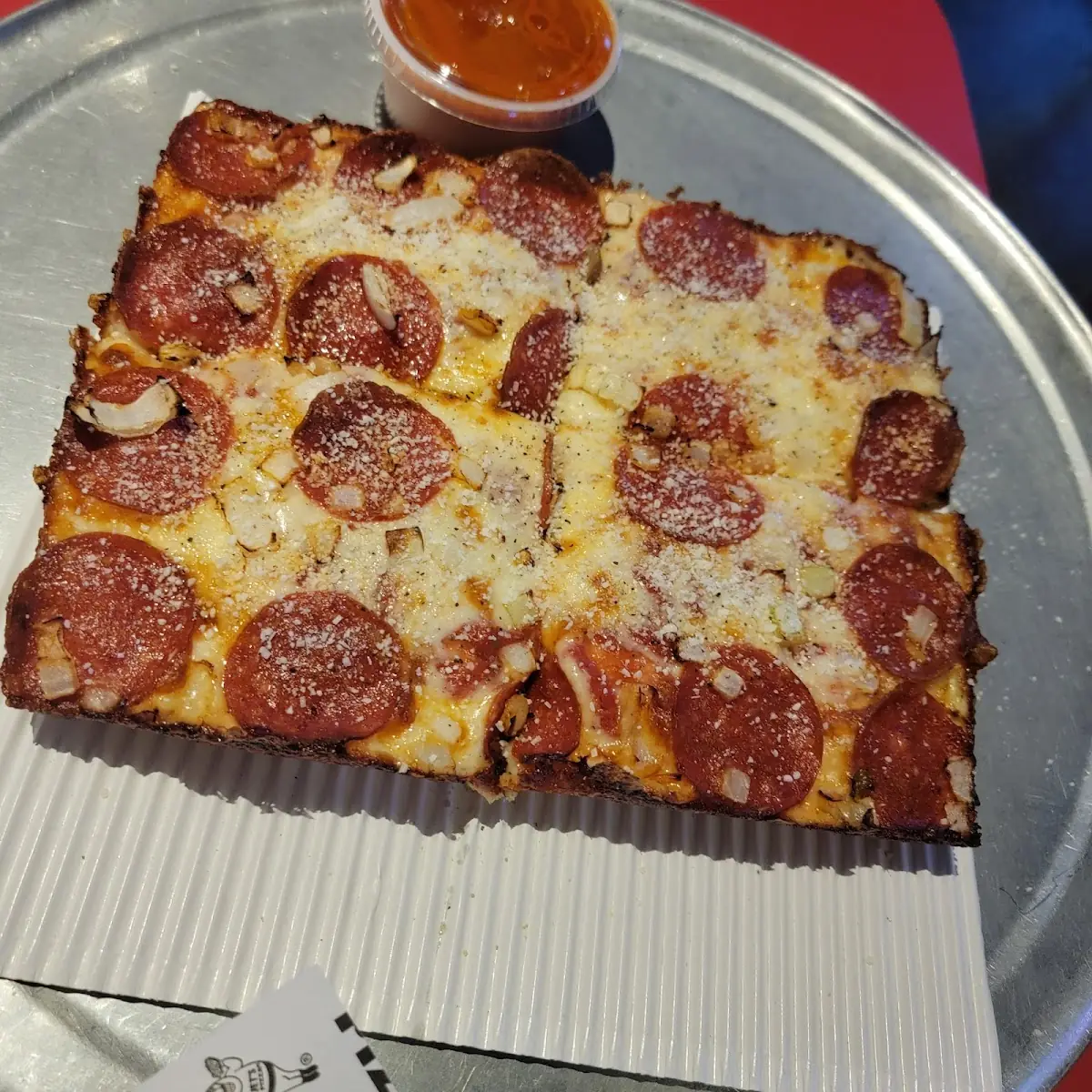4 Square Pepperoni Pizza