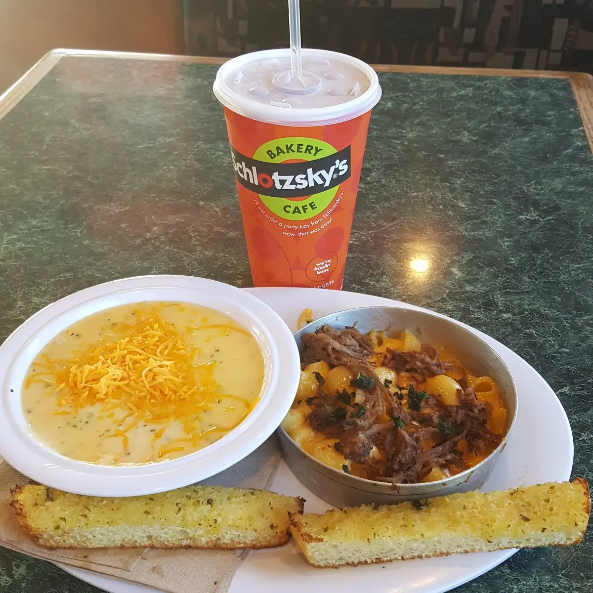 The Pick 2 Mac Briskteer & Broccoli Cheddar Soup