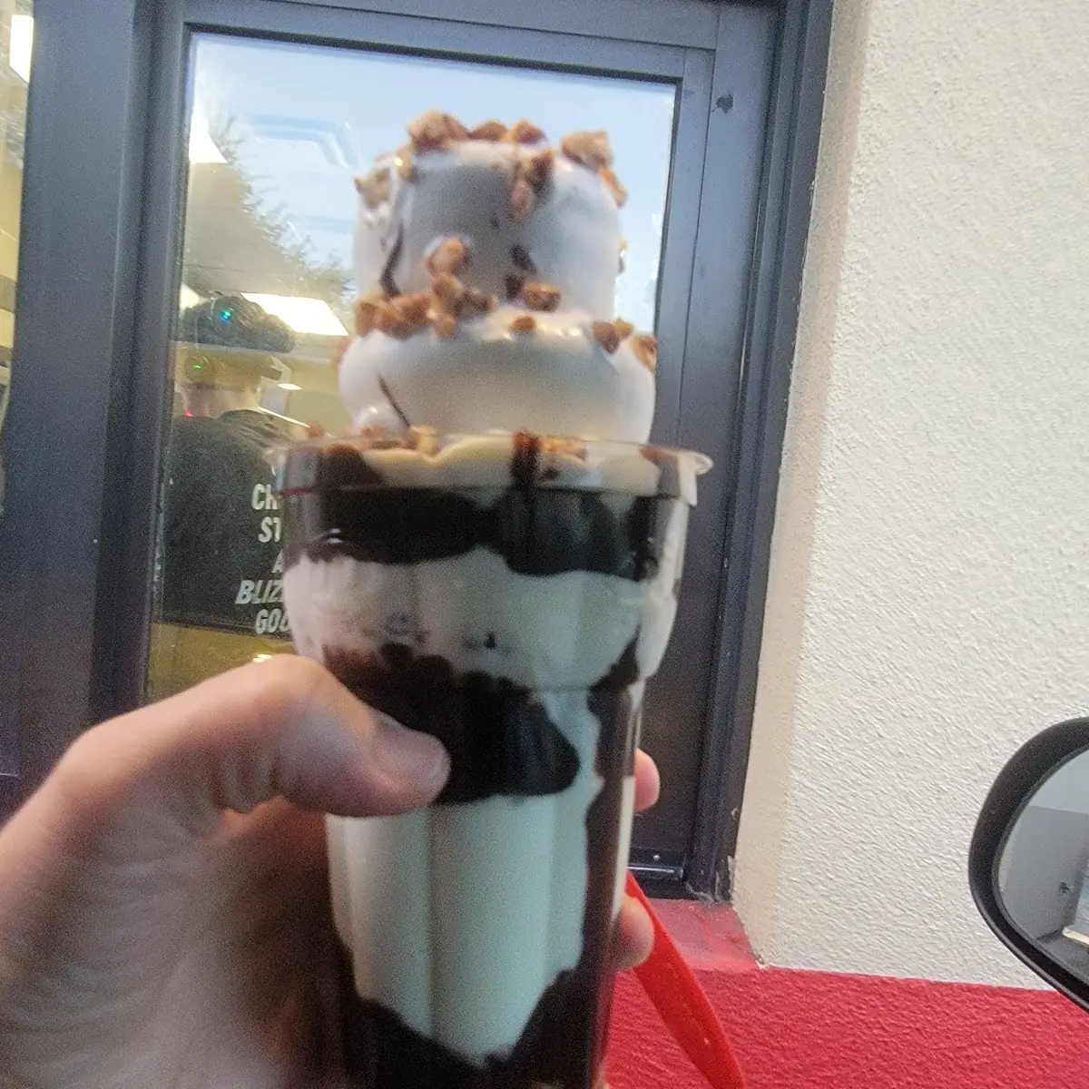 Peanut Buster Parfait Made with Pecans not Peanuts