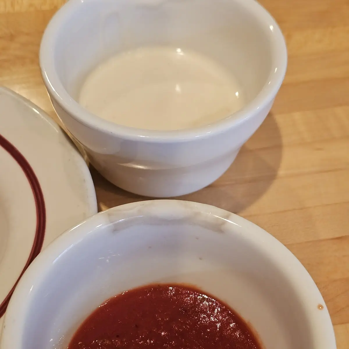 Alfredo Sauce and Marinara Sauce