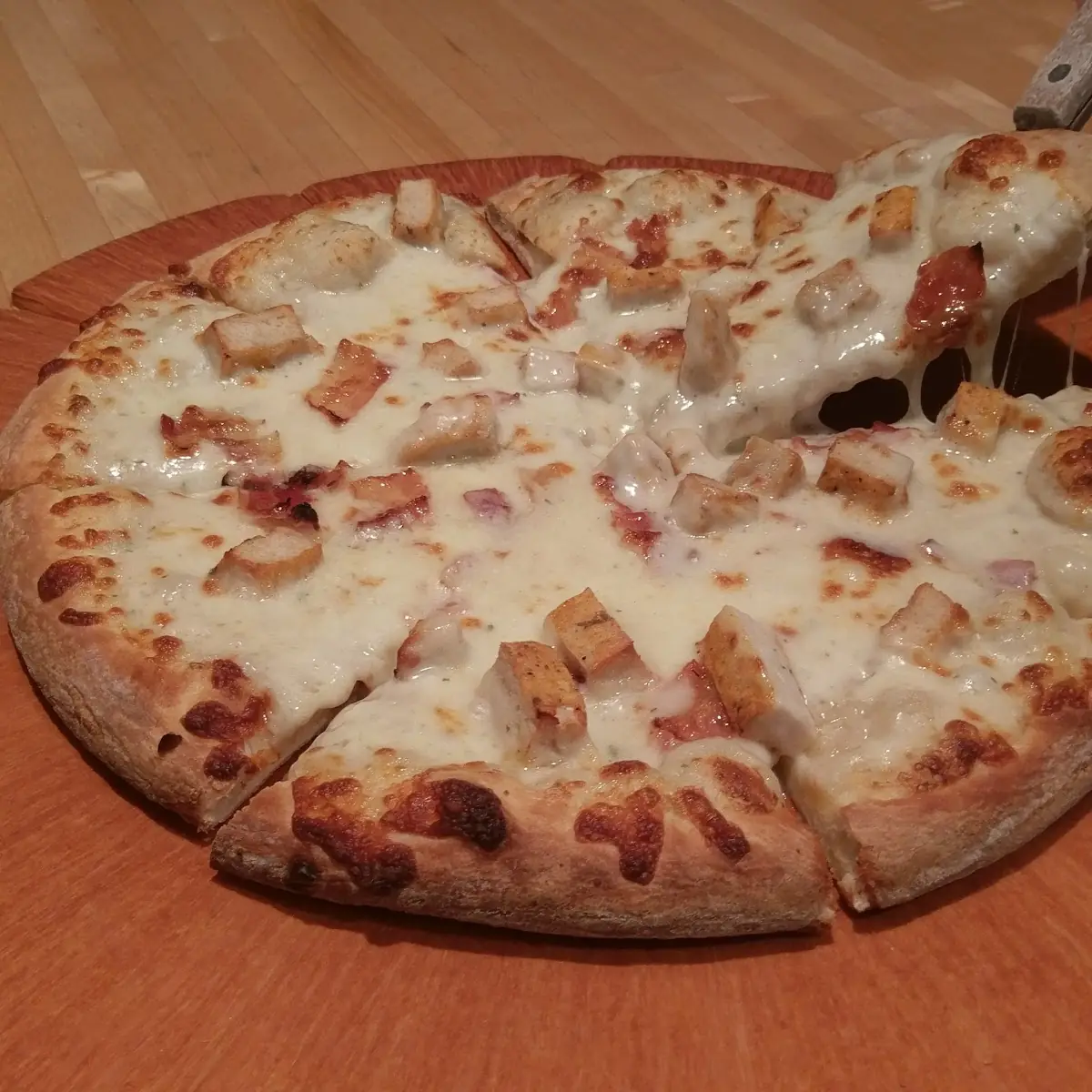 Chicken Bacon Ranch Pizza
