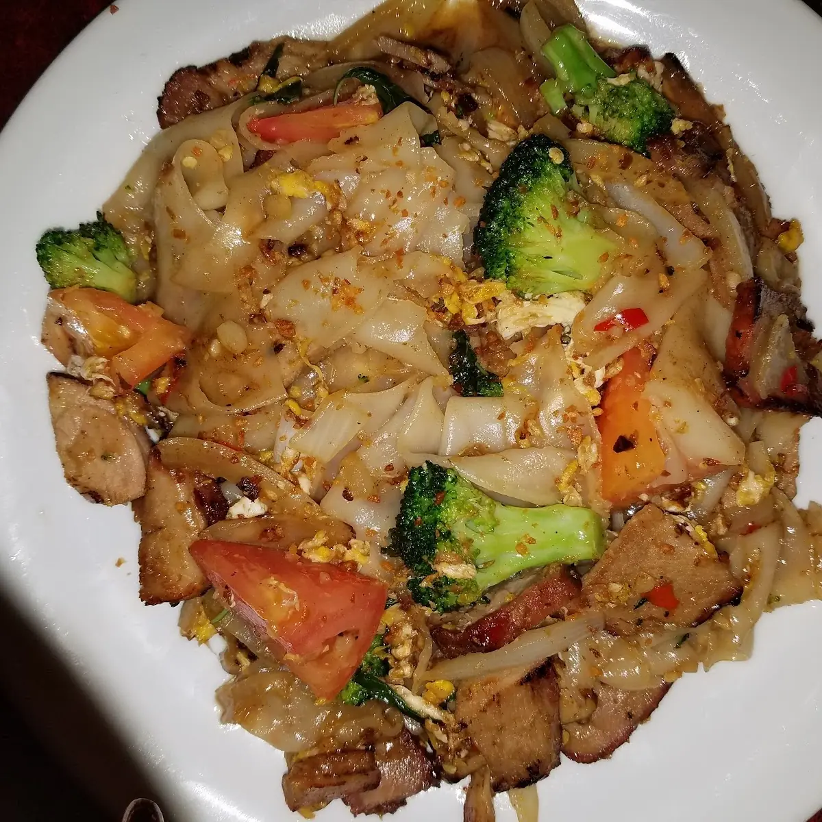 Drunken Noodle with BBQ Pork