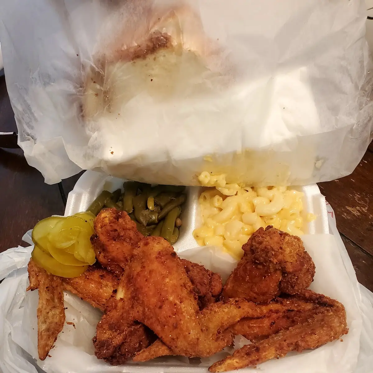 4 Jumbo Wings Dinner