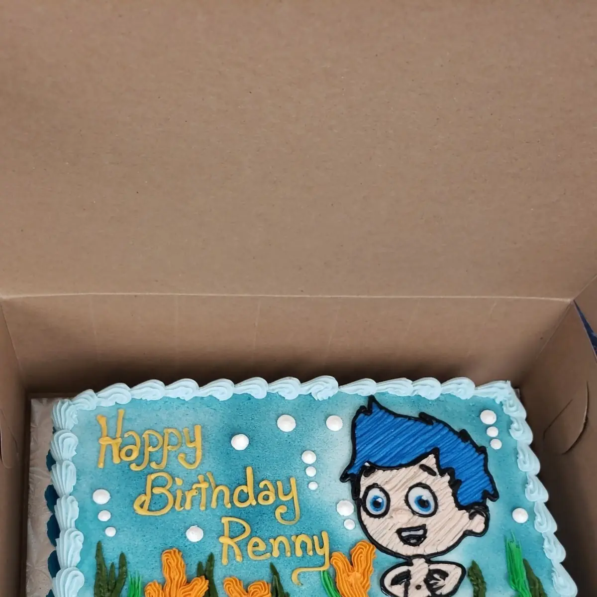Bubble Guppies Sheet Cake