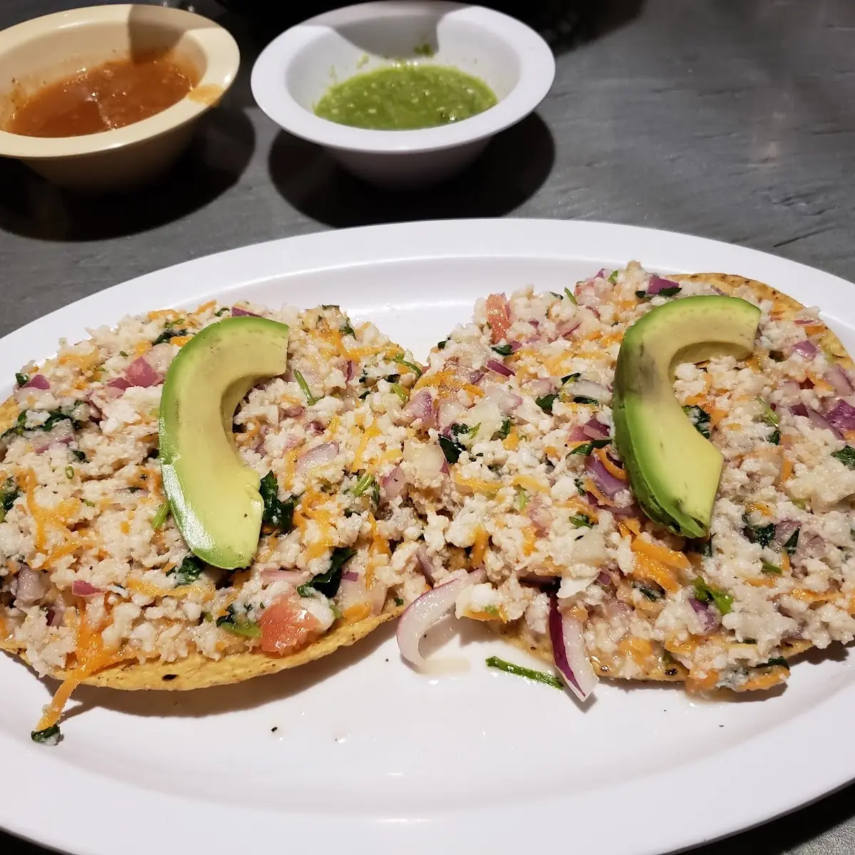 Tostada De Ceviche De Pescado