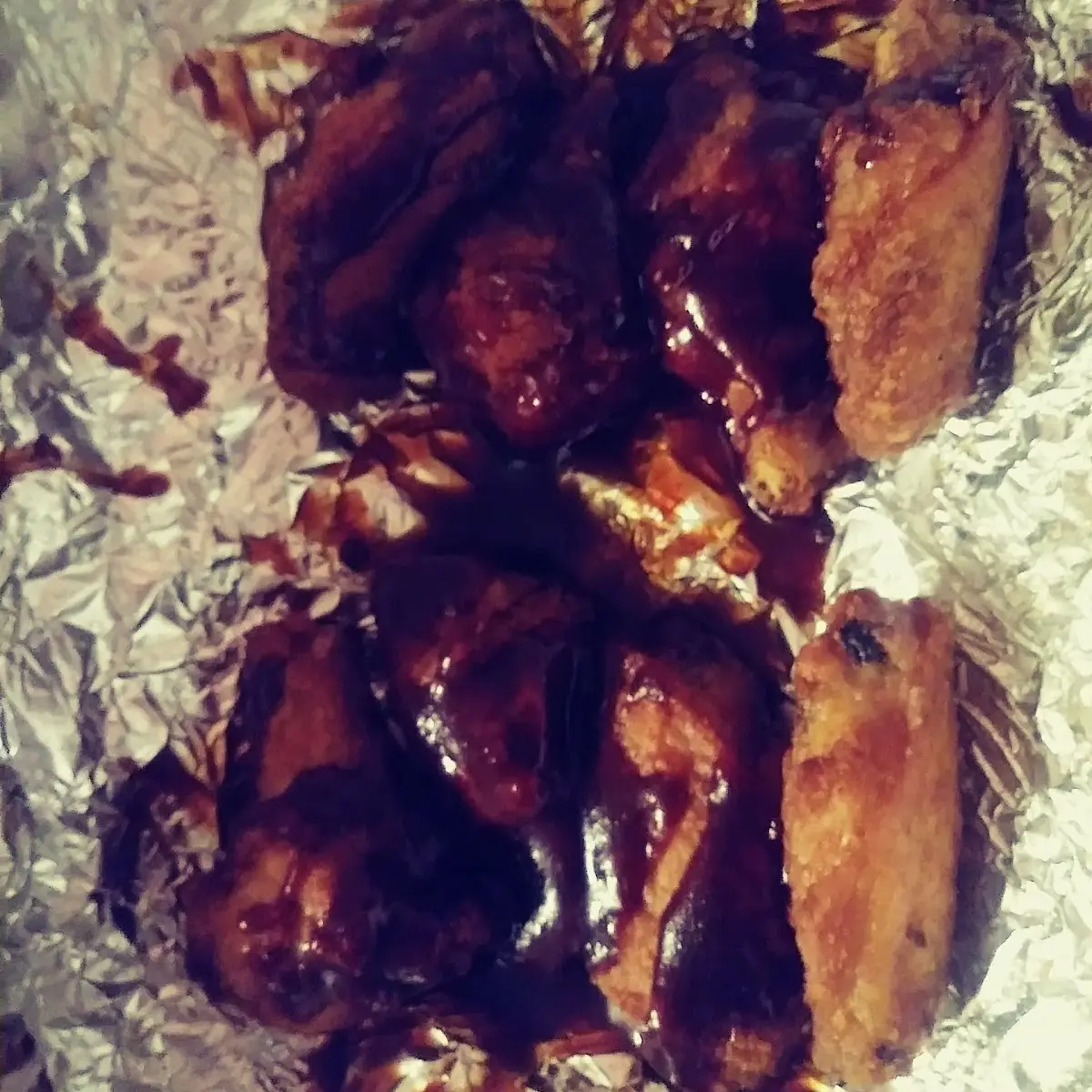 Was Supposed to Be BBQ Chicken Wings