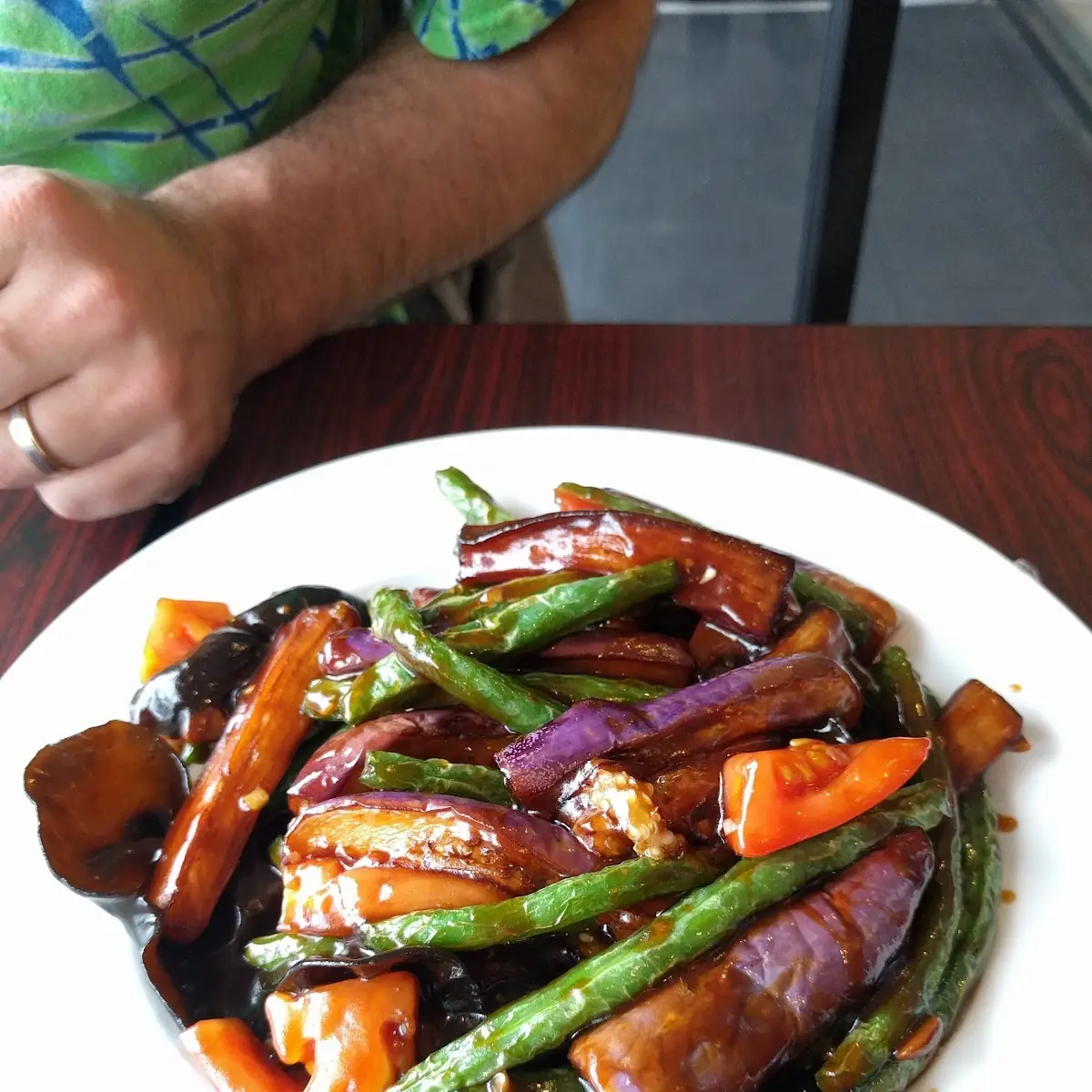 Stir-Fried String Beans and Eggplant