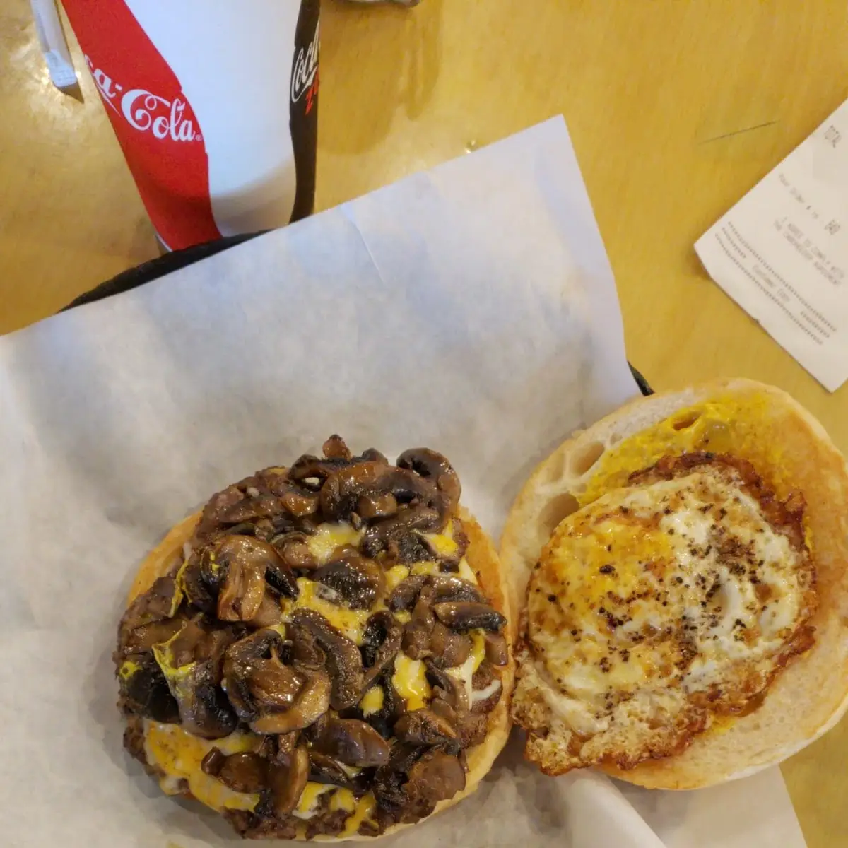 Swiss-Mushroom Burger