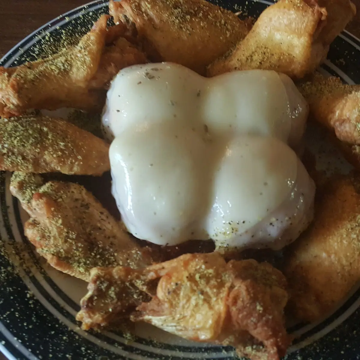 Lemon Pepper Wings and Meatballs