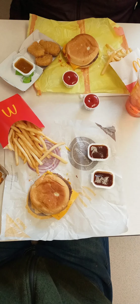 Double Cheeseburger and Fries