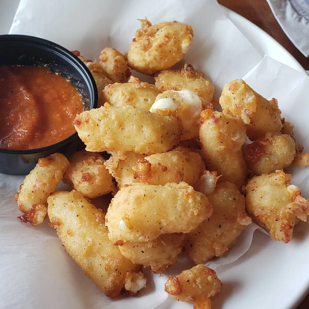 Beer-Battered Cheese Curds