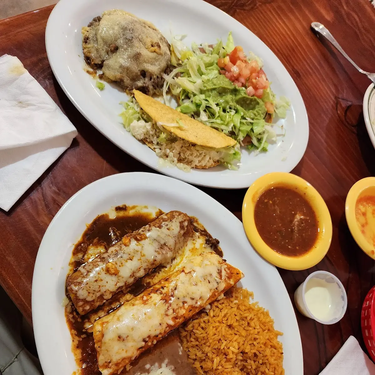 Chimichanga and Burrito Combo