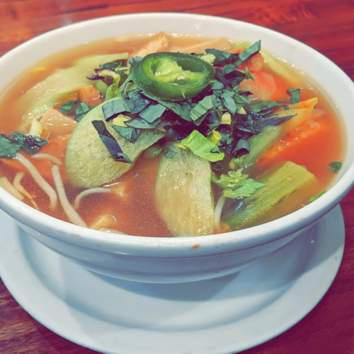 Spicy Sweet & Sour Soup