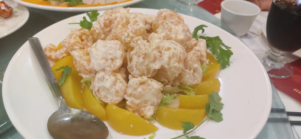 Shrimp and Peach