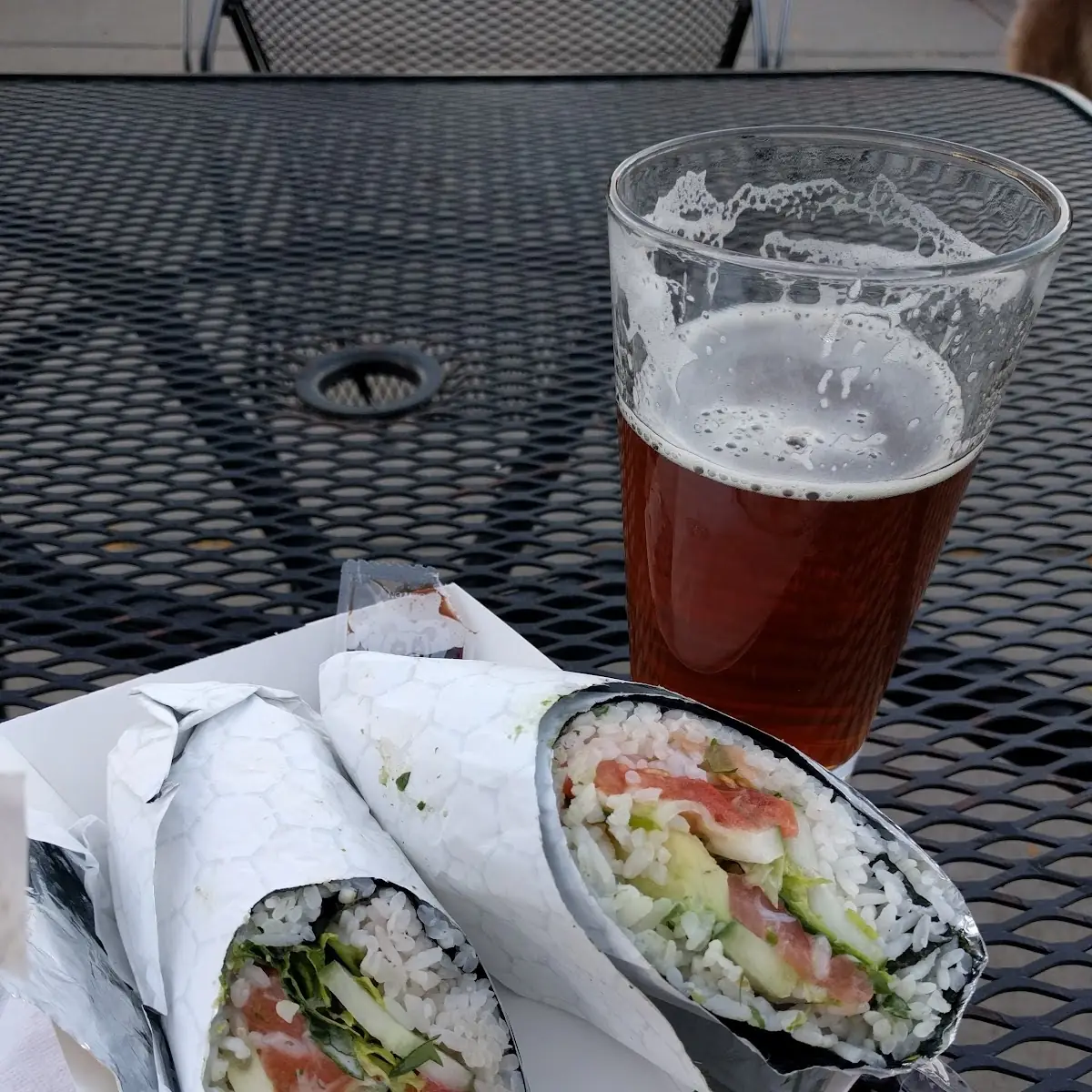 Salmon Sushi Burrito