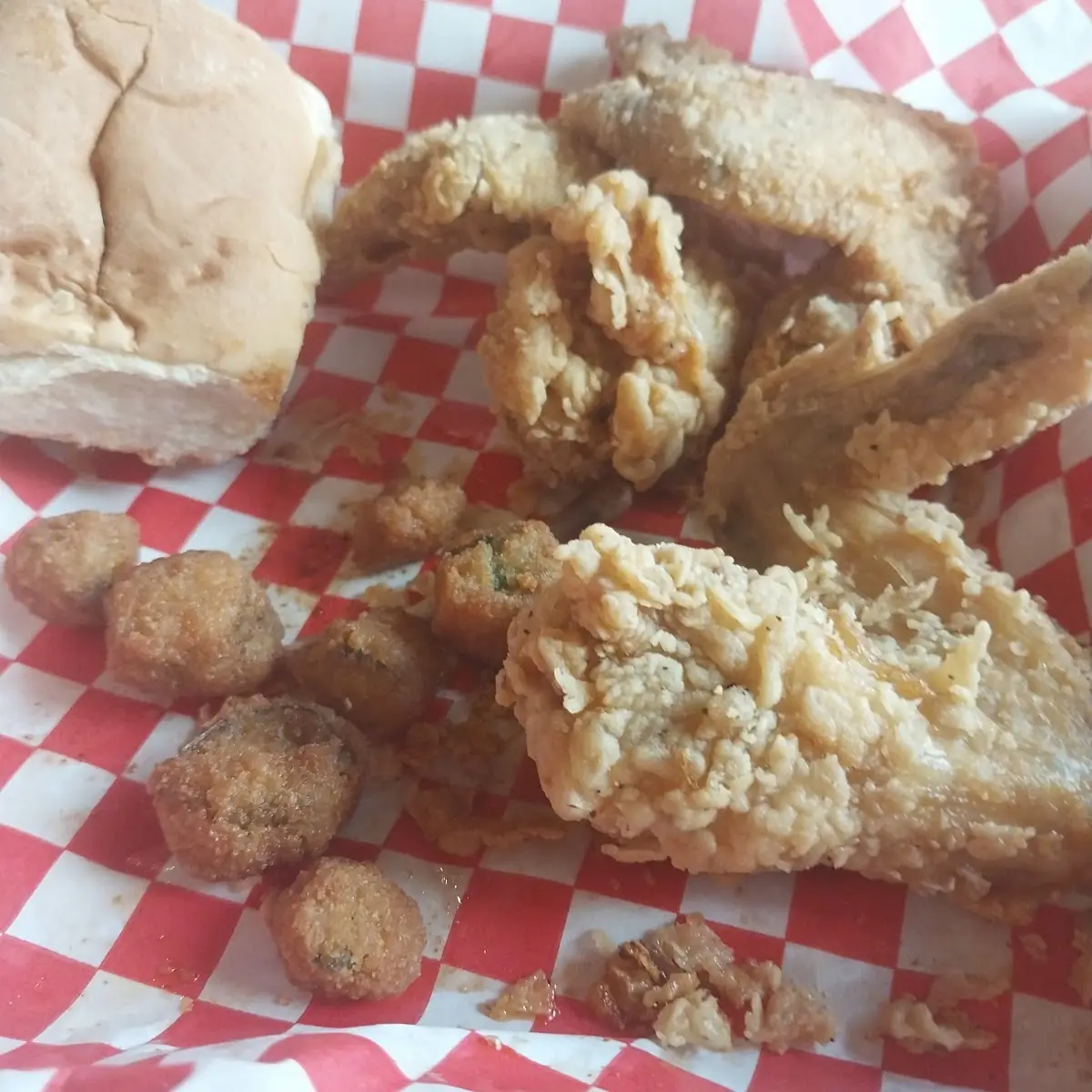 Chicken Wings Roll and Okra