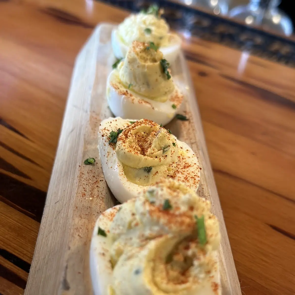 Deviled Eggs and Olives