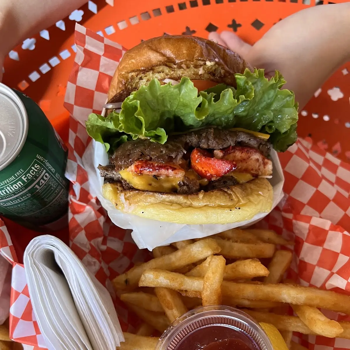 Double Cheeseburger Mango Lemonade