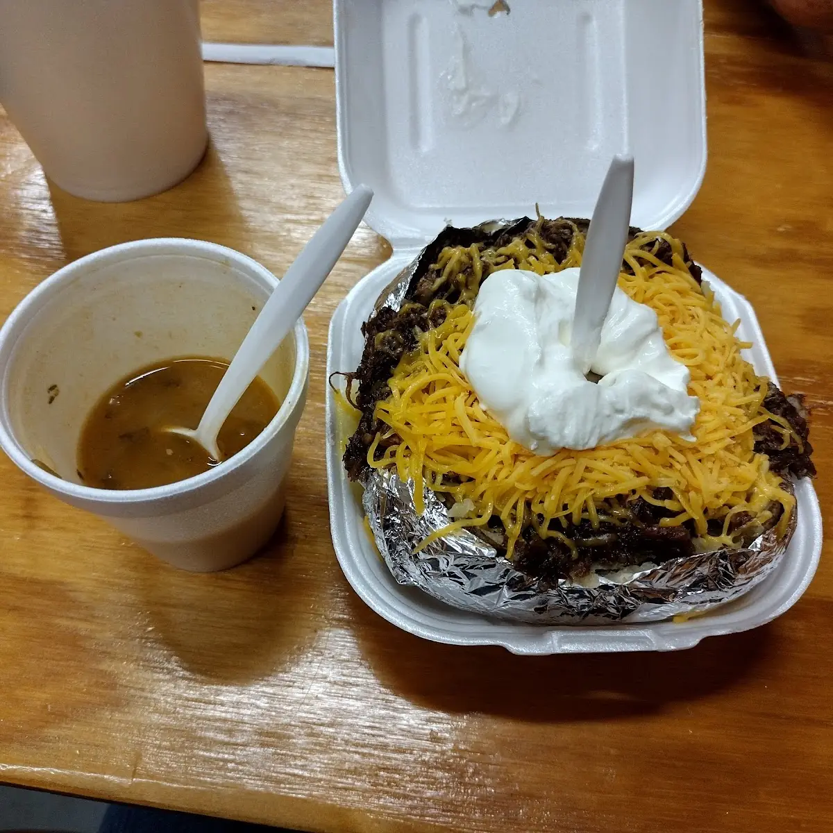 Barbacoa Baked Potato