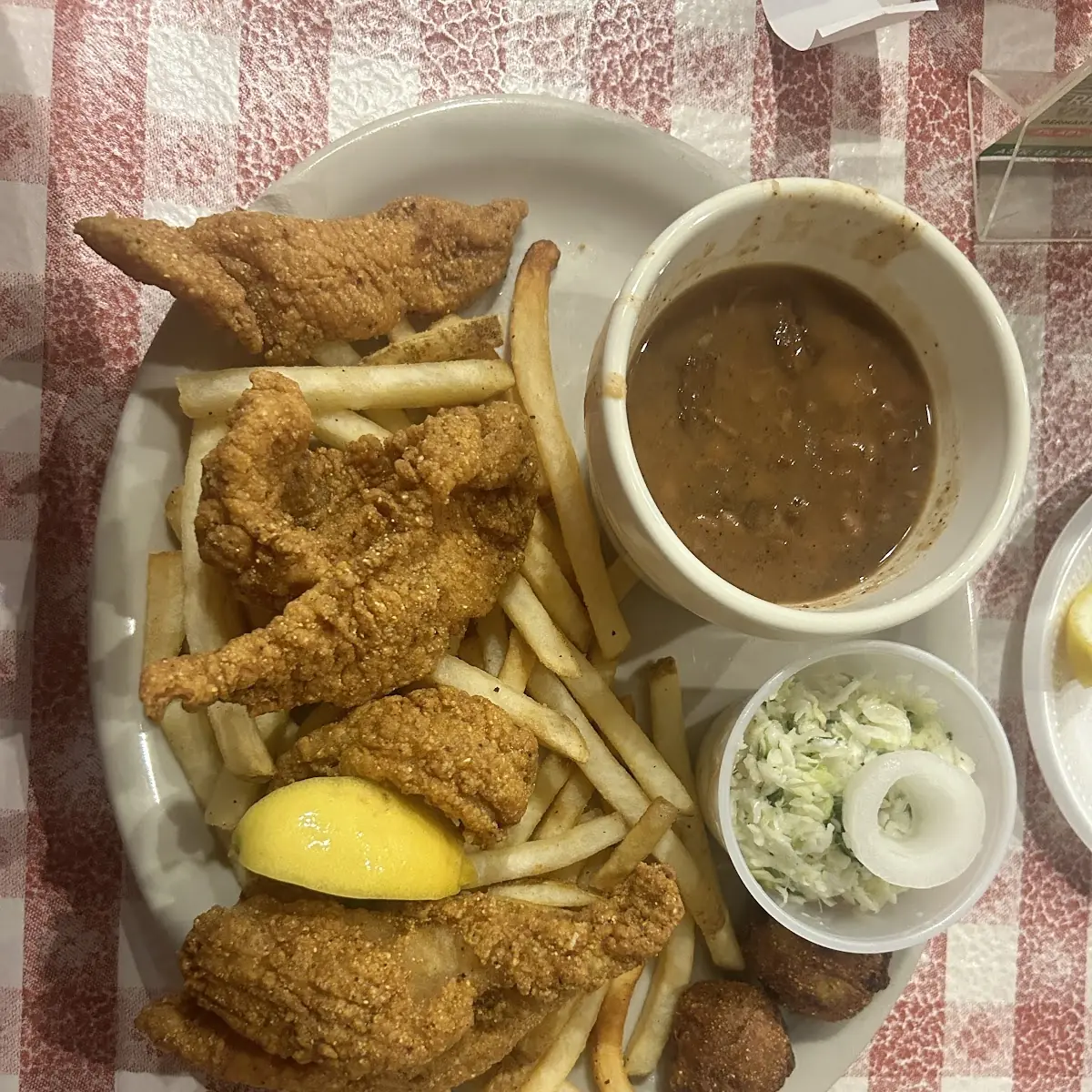 Fried Catfish Fried Shrimp