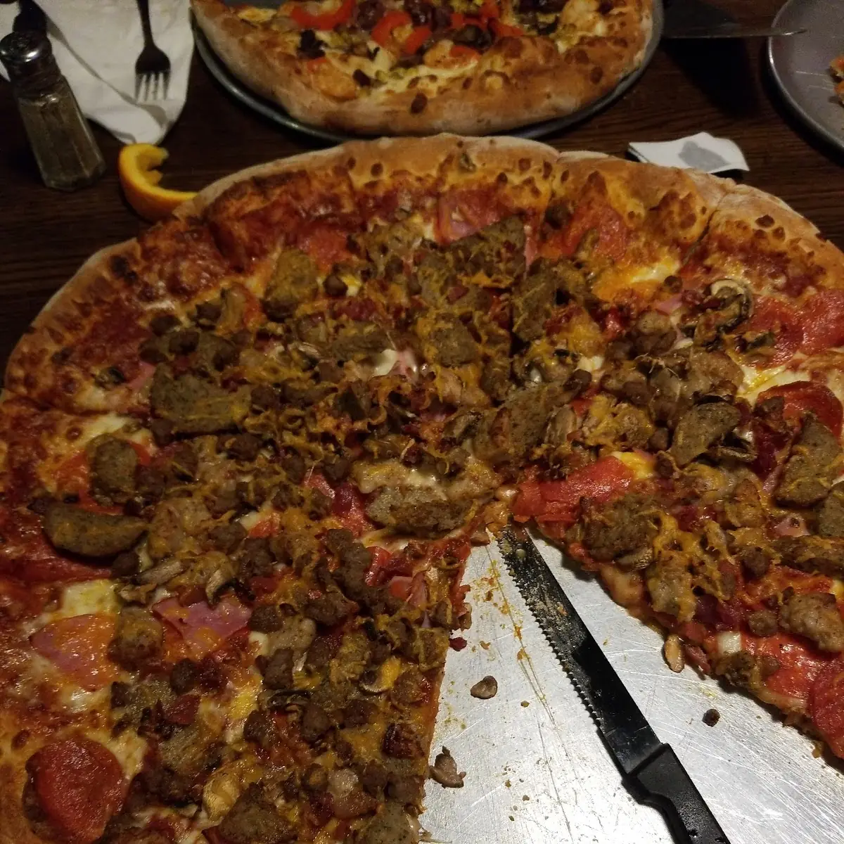 Custom Built Meat Pizza