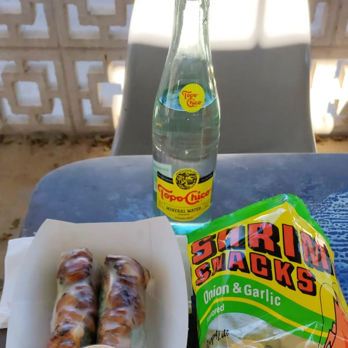 Chicken Spring Rolls with Peanut Sauce