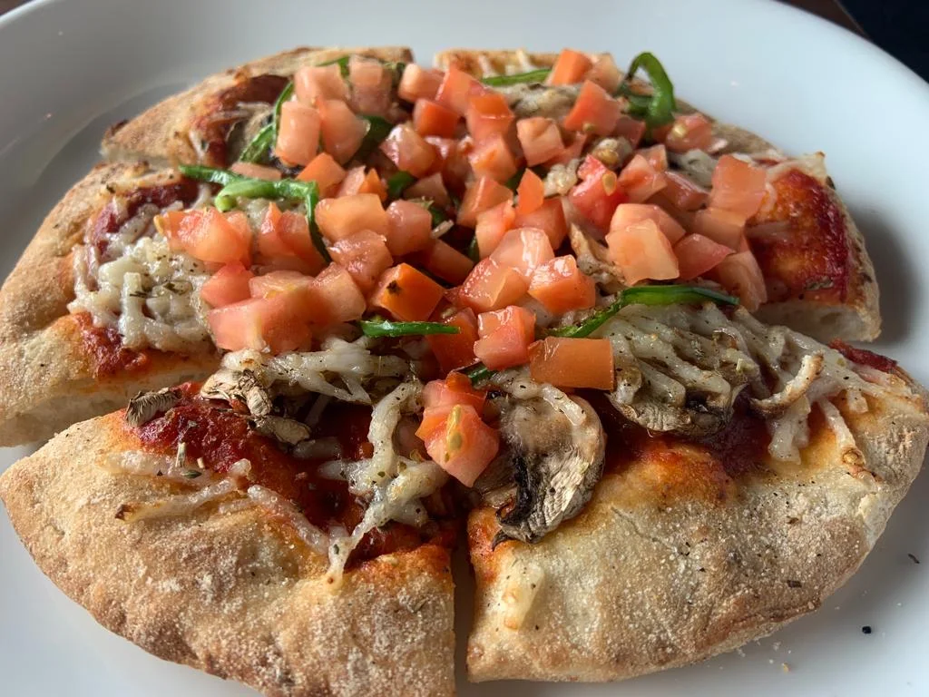 Vegan Mushroom Pizza