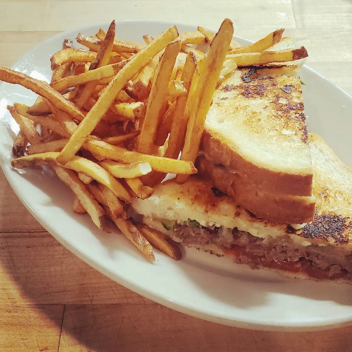 Impossible Burger Patty Melt